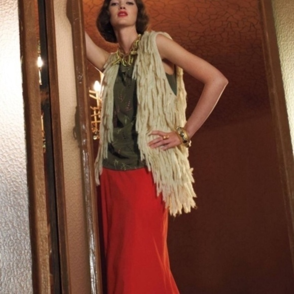 Mcginn Lupita Fringe Vest XS